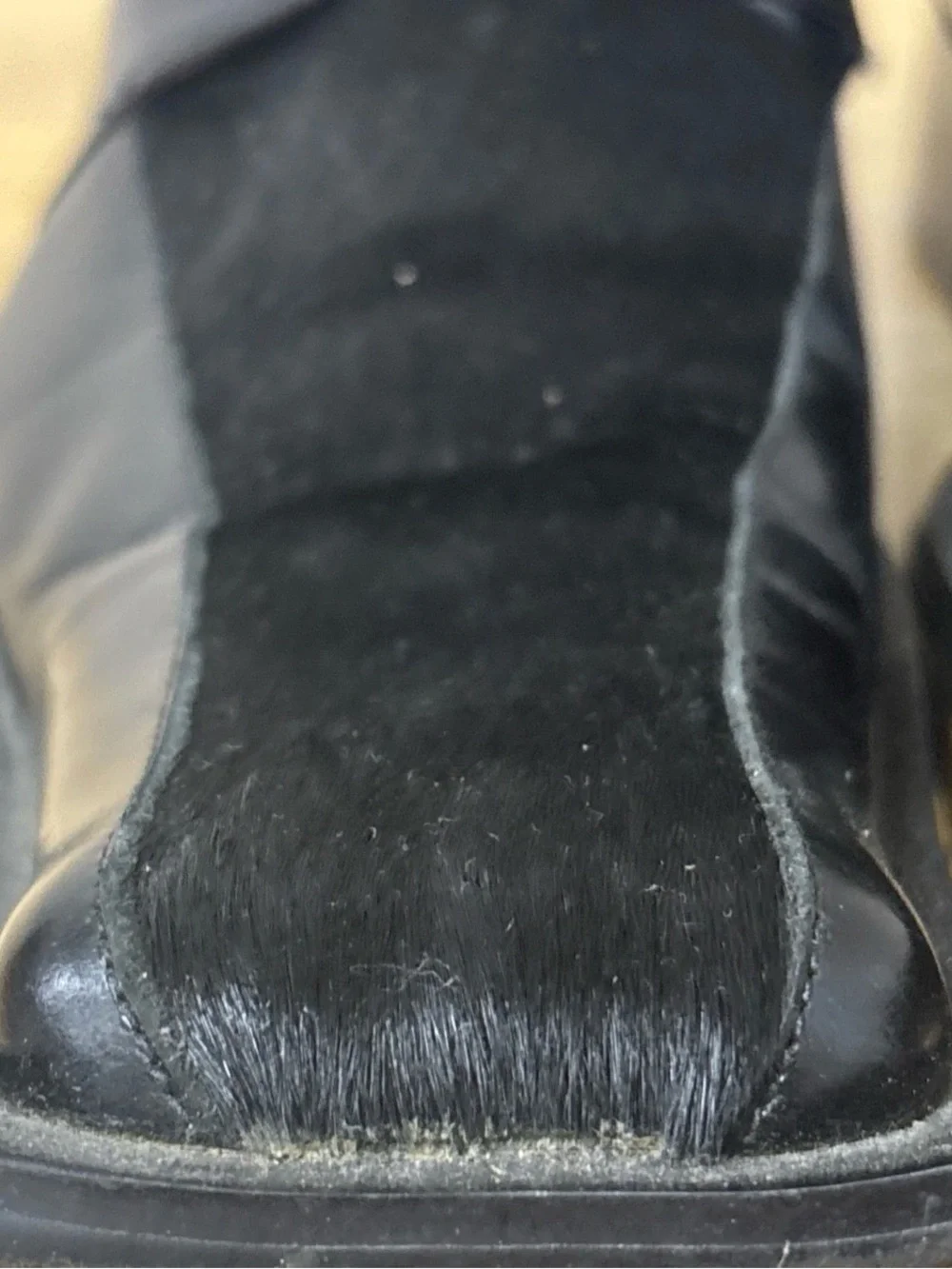 zota leather horse hair shoe sz 13